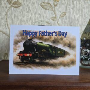 Father's Day Card A3 'Dark Smoke'