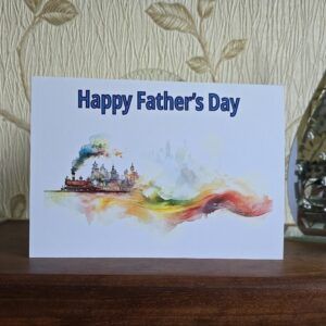 Father's Day Card A3 'Colour Wave'