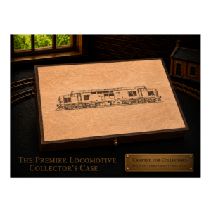Handcrafted Wooden Locomotive Storage Box Diesel 37 N Gauge - Made to Order
