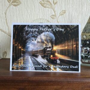 Father's Day Card 'Full Steam'