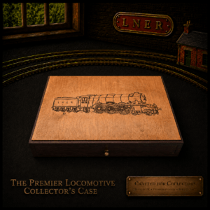 Handcrafted Wooden Locomotive Storage Box Steam A3 Large OO Gauge (horizontal dividers) - Made to Order