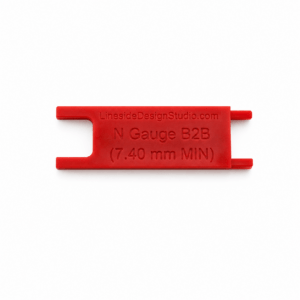 Back-to-Back N Finescale Gauge (7.40mm) from Lineside Design Studio