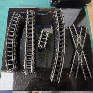 Vintage Tri-ang Series 3 Black-Based OO Gauge Track – 27-Piece Job Lot