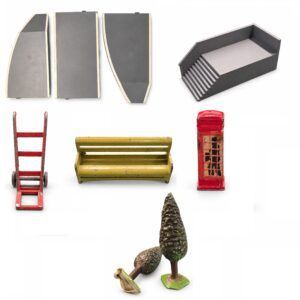 Vintage Tri-ang OO Gauge Platform and Station Accessory Job Lot